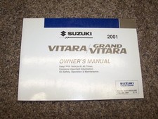 2001 Suzuki Vitara Grand  User