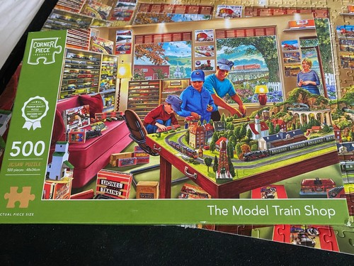 The model train shop - train, jigsaw