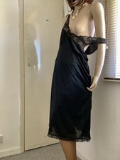 Vtg St Michael Black Silky