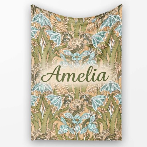 Soft fleece blanket - blanket, william