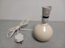 Asda Cream Ceramic Golf Ball Bedside Decorative Table Lamp NO SHADE