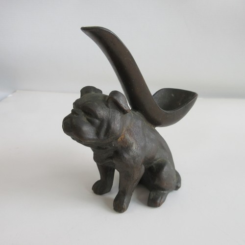 Antique bulldog pipe smoking - bulldog,