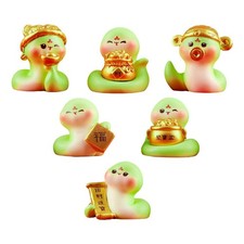 6Pcs Miniature Snake Figurines