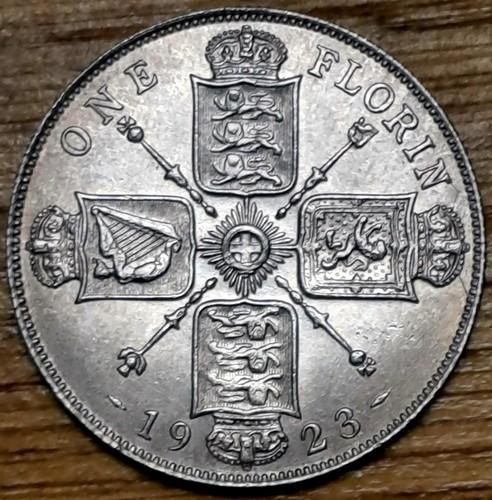 1923 king george florin - george, v