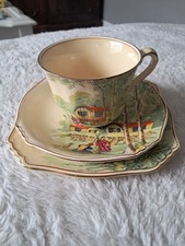 Royal Winton Grimwades England, Gypsy Caravan 4917 Cup, Saucer and Side Plate