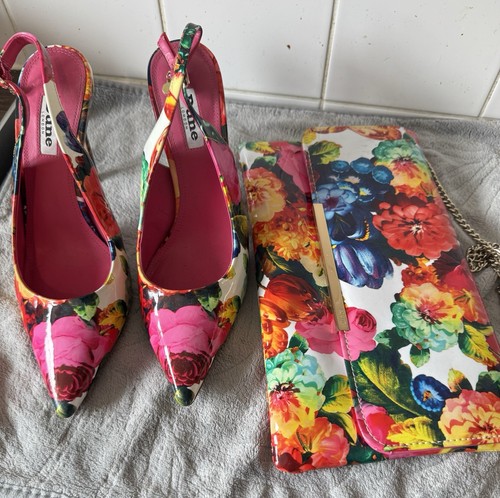 Dune sling back heels with
