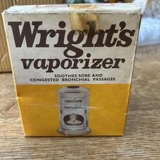 Wrights Vaporizer Compleate With 4 Candles & Instructions In Original Box 