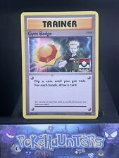 Pokemon Card Gym Badge XY205 Black Star Promo Lt.Surge Holo Evolutions Near Mint