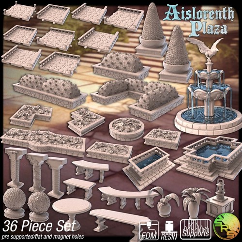 Fantasy courtyard terrain - fantasy, –