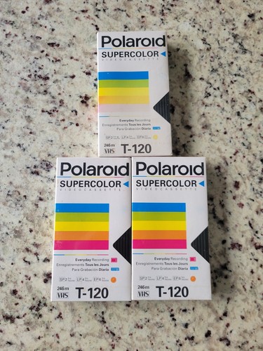 Polaroid supercolor vhs 120 - polaroid,