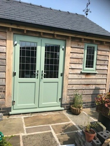 Oak framed garden office - garden, office/room