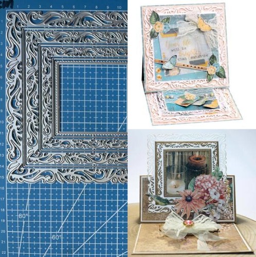 Square frame metal cutting - frame,