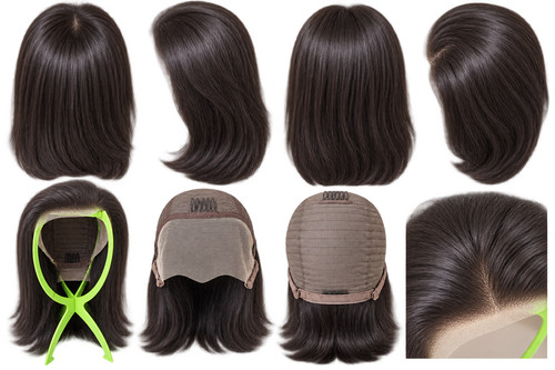 100 real human - real, hair