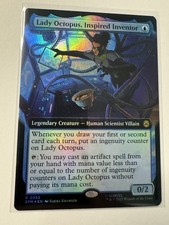 Lady Octopus, Inspired Inventor (Extended Art) (FOIL) ✅ Spiderman ✅ Magic (mtg)