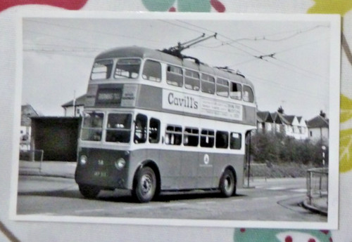 Photograph trolley bus - photograph, barming