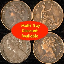 Farthing 1860 - 1895 Victoria