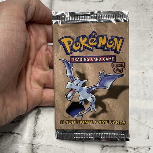 Pokemon fossil empty booster - empty,