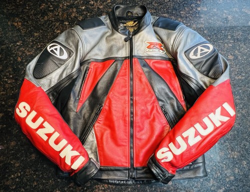 Suzuki gsx leather jacket - suzuki, v1
