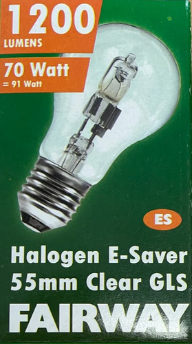 Light bulb clear 70w - bulb,