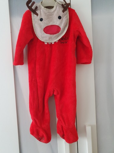 Red mothercare polar bear baby - red,