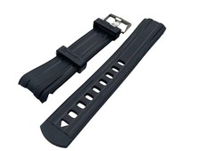 20mm Omega Seamaster 300 black Rubber watch strap band