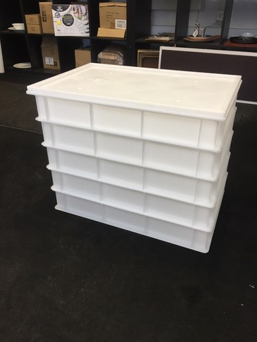 Stackable dough food trays - food,