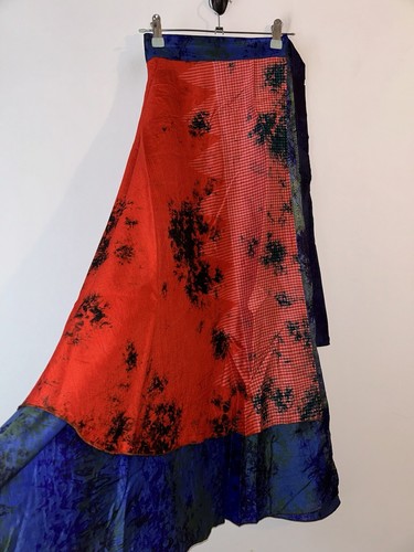 Long silk skirt - silk, maxi