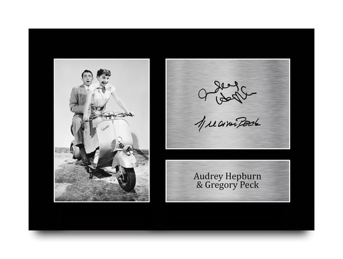 Audrey hepburn gregory peck - &,