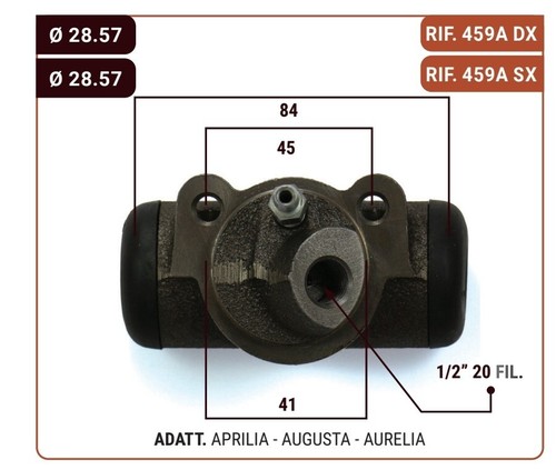 Kit pcs brake cylinders - brake,