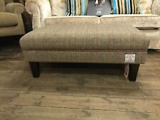 Large Harris Tweed Footstool