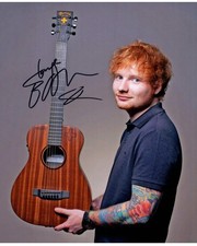 Ed Sheeran Original Signed Autographed Photo 10x8 with COA
