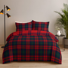 Reversible Bedding Set Soft Duvet Quilt Cover Pillowcase Single Double King Size