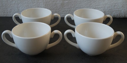 Steelite white handled soup - steelite, 2