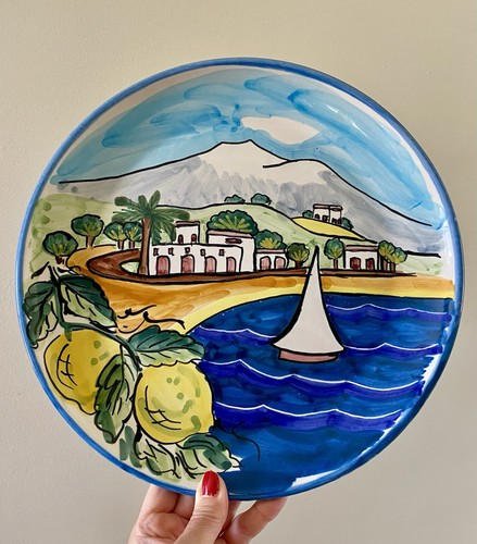 Vtg hand painted italian - hand,