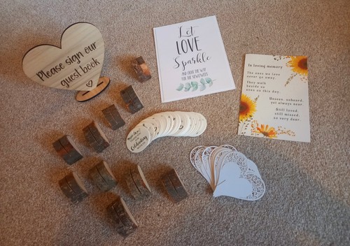 Rustic wedding signs bundle - signs,