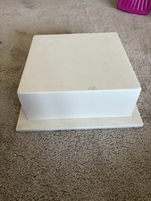 Wooden Dummy Square Cake  Size 10 Inch By 10 Inch