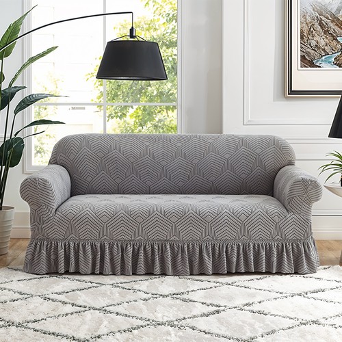 Dark grey sofa cover - dark,