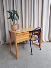 Vtg Late Mid Century Compact Desk Dressing Table Scandi Danish Retro R783
