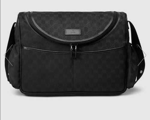 Gucci black diaper nappy - black,