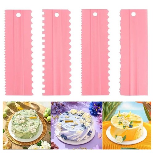 Cream scraper tool - cream, 4pcs