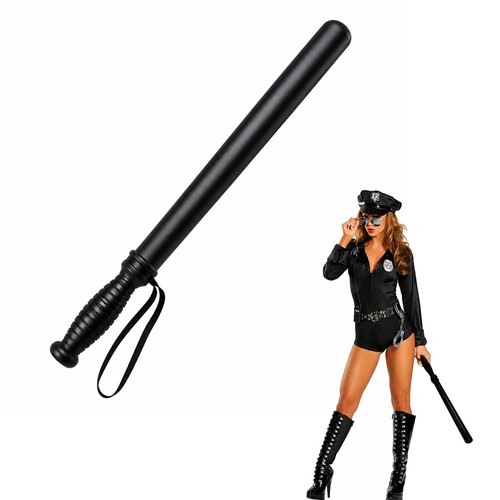 Black police stick 52cm - black,