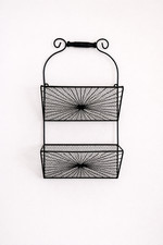 Black Wall Mounted Metal