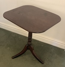 Antique Georgian Mahogany Tripod Occasional Table