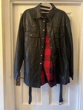 New ZARA Black Faux Leather