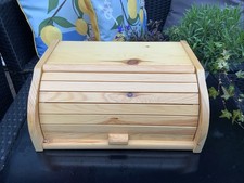 Wooden (Pine) Vintage/Retro Style Kitchen Bread Bin New