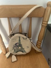 Beibaobao Crossbody Vintage Bag Eiffel Tower Scene Name / Picture Lining Multi
