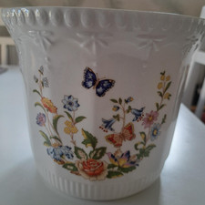 AYNSLEY COTTAGE GARDEN BONE CHINA JARDIENIERE PLANTER INDOOR PLANT POT