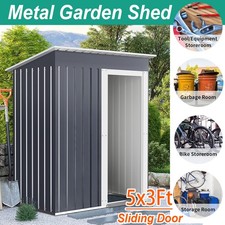 3ft garden shed galvanised - garden,