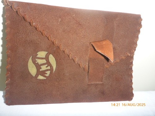 Vintage real suede - real,