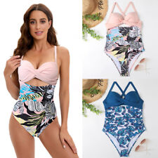 Ladies Tummy Control Monokini Bikini Swimming Costume Bathing Swimwear Swimsuit